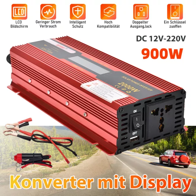 Modifizierter Welle Wechselrichter 12v 220v Spannungswandler Inverter Konverter