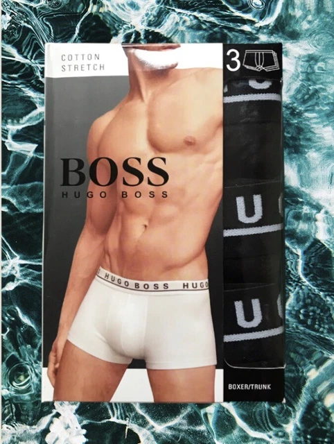 Man’s boxer shorts 3 pack Size L all black hugo boss