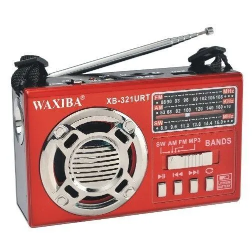 Radio Portatile Ricaricabile Con Torcia Am Fm Sw Xb-321urt