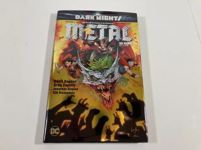 Dark Nights Metal Graphic Novel Deluxe Edition Hard Cover Scott Snyder DC Comics