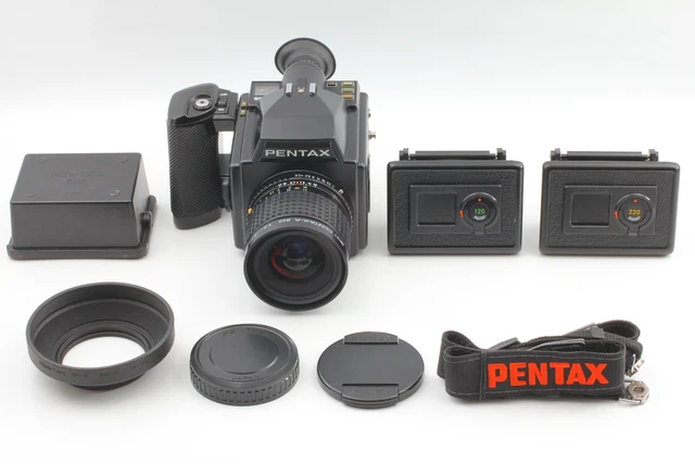 [ près De Mint ] Pentax 645 Format Moyen Caméra à Film Smc A 45mm F2.8 Verre