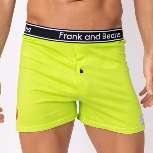 x3 Boxer Shorts Cotton Frank And Beans Mens Underwear A05