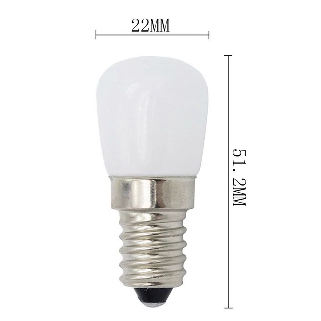 MILK WHITE GLASS Cover Refrigerator Bulbs Display Bulb