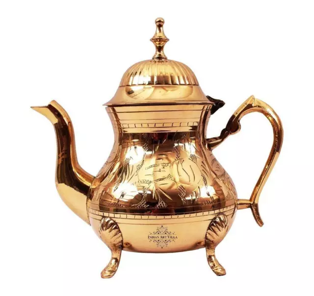 Vintage Acabado Mughlai Estilo Té Café Olla Hervidor Vajilla Regalo Artículo 650