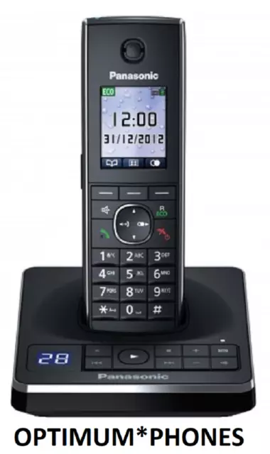 Panasonic KX-TG8561 Colour Screen Digital Cordless Phone Answering Machine Black