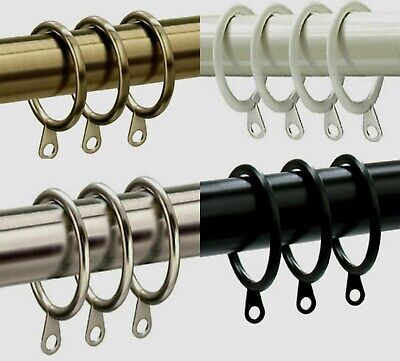 Metal Curtain Rings Hanging Hooks for Curtains Rods Pole Voile Heavy duty 30MM