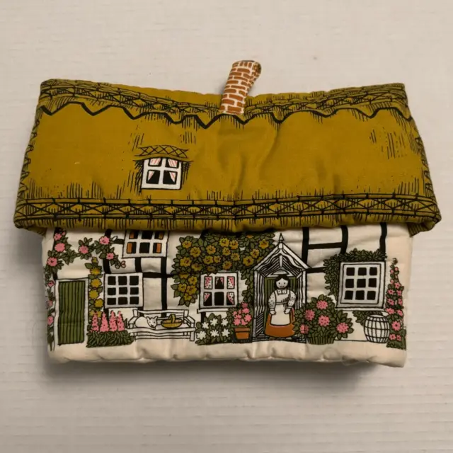 Vintage Cuckoobird Tea Cosy Pat Albeck Thatched Cottage Teapot Cover Cozy