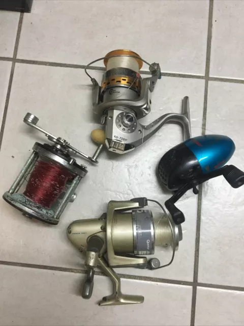 2 EAGLE CLAW BLUE PACIFIC SPINNING REELS NO. 1125 and 1225 $0.99 - PicClick