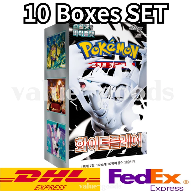 korean white flare booster box Pokmon TCG SV11W PokeUnlimited This booster box contains a total of 30 booster packs Pokemon White Flare sv11W Korean