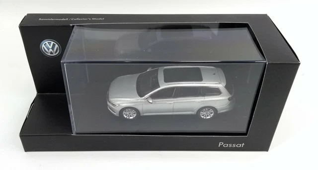Genuine Vw Passat B8 Estate Reflex Metallic Silver 1:43 Scale Diecast Model Car 2