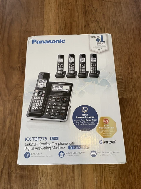 Panasonic KX-TGF7755 - Link2Cell Cordless TELEPHONE Digital Answering Machine