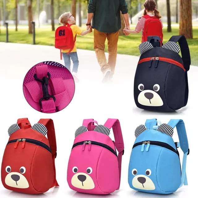 Kids Toddler Bag Walking Safety Strap Cartoon Harness Backpack Security Reins