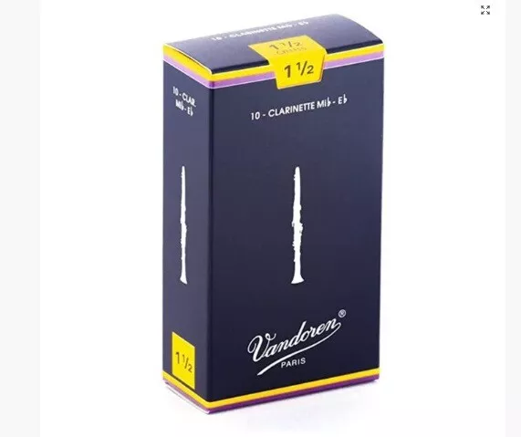 Ance Vandoren 1 1,5  per clarinetto mib modello CR 1115 confezione da 10
