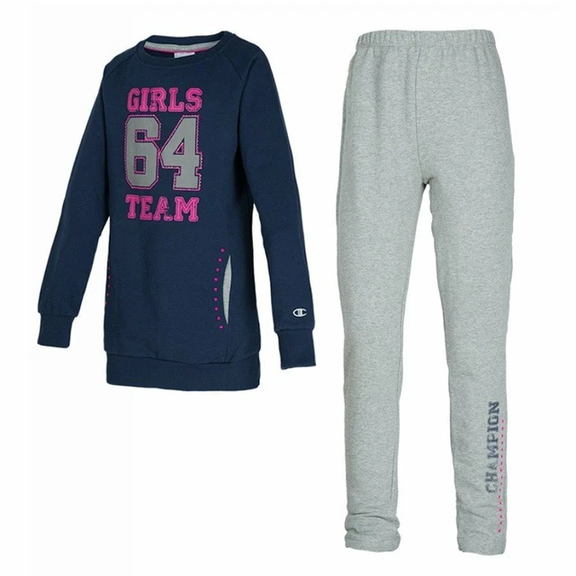 Tuta Bambina Sweat Suit Full Zip Champion