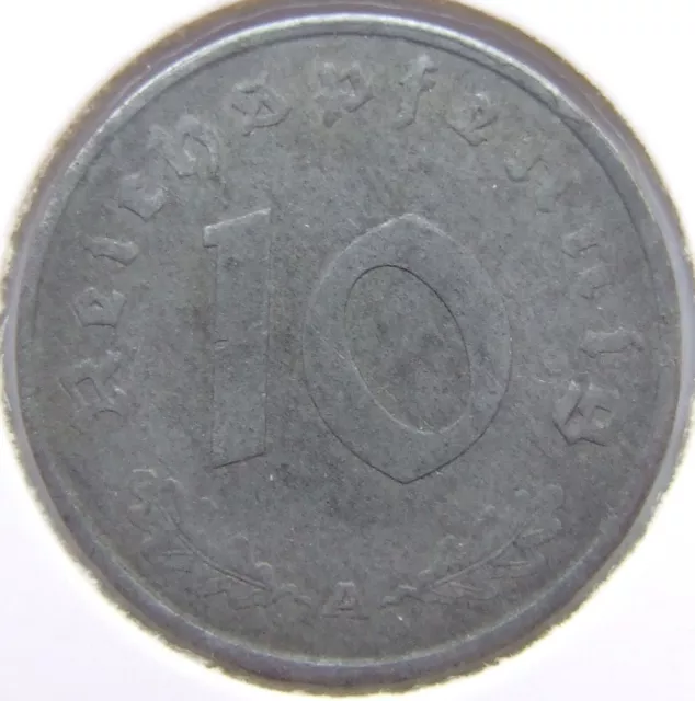 Münze Deutsches Reich 10 Reichspfennig 1945 A in Sehr schön