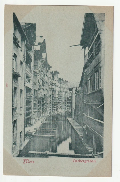 METZ - Moselle - CPA 57 - Rues - Rue des Tanneurs -Gerbergraben Traces d' album
