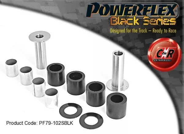 Powerflex Black Avant Fourchette Bras Special pour Tvr Chimaera All PF79-102SBLK