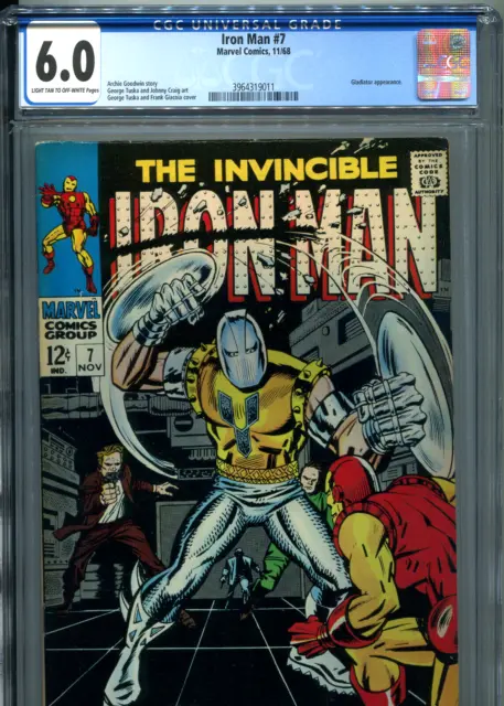 Iron Man #7 (Marvel 1968) CGC Certified 6.0