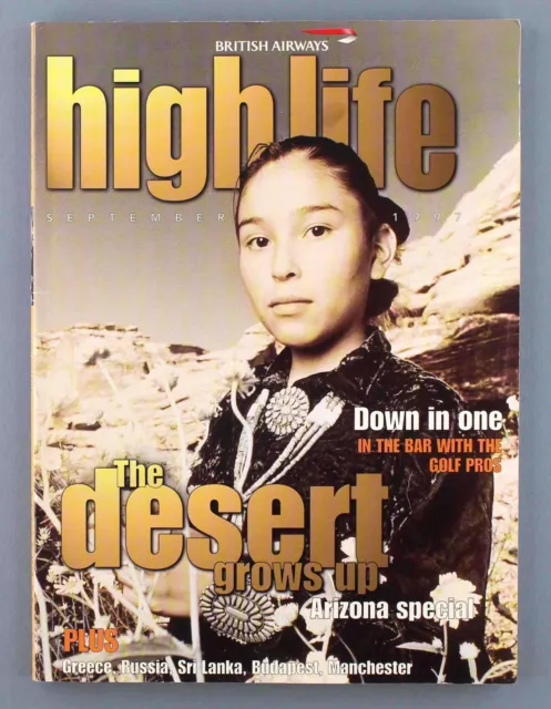 British Airways Highlife Airline Inflight Magazine September 1997 Ba