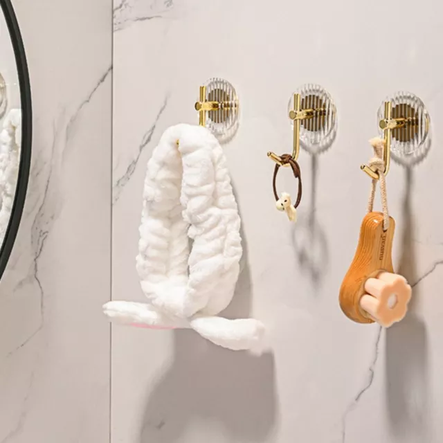 Light Luxury Bathroom Hooks Acrylic Wall Hooks Clothes Hook  Home Accessories