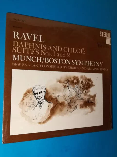 Ravel Daphnis und Chloe MUNCH BOSTON SYMPHONY 1967 RCA LP/K881