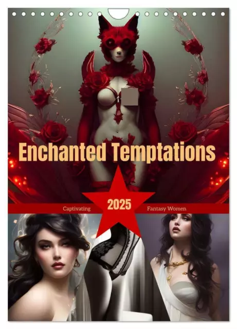Enchanted Temptations (Wall Calendar 2025 DIN A4 portrait), CALVENDO 12 Month...