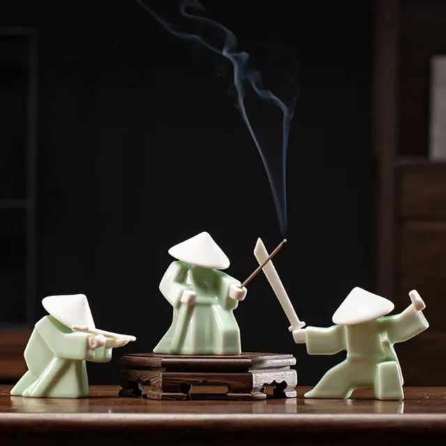 Tee Sticks für Weihrauch Figurin Statue des Kriegers Dekoration von Tabellen