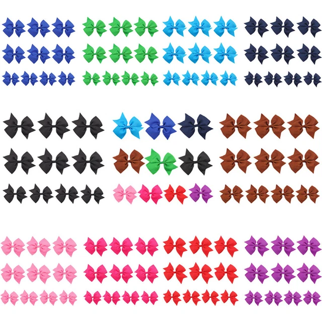 5 pz clip per capelli fiocco bambino forcine per capelli solide copricapelli accessorio capelli bambino