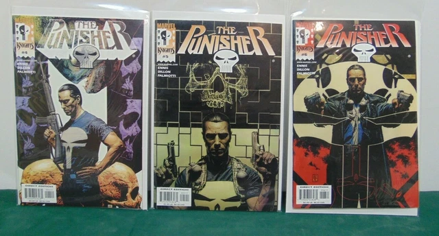 The Punisher Vol 3 & 4 LOT 23 Comic Books 1999 2000 Marvel Knights Garth Ennis 3