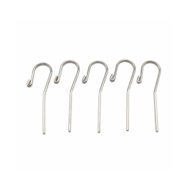 Dental Apex Locator Lip Hooks Stainless Steel Lip Hooks for Apex Locator 8 Pcs