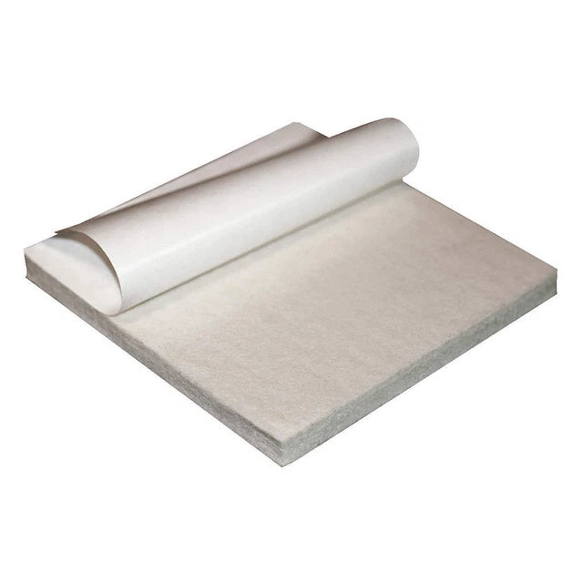 GRAINGER APPROVED 2FGW4 Wool Felt Sheet,L 12 in,W 12 in