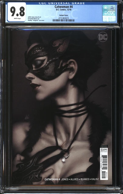 Catwoman (2018) # 4 Stanley "Artgerm" Lau Variant CGC 9.8 NM/MT