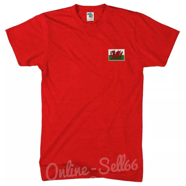 Wales Nation Tshirt World Cup Welsh Commonwealth T Shirt Football Rugby Top