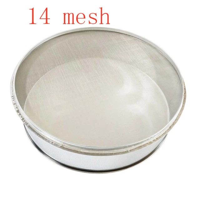 14 Mesh Stainless Steel Screen 19.in Diameter 5.9in Height Engineering equipment
