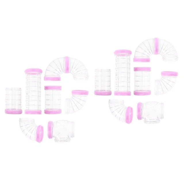 2 Sets Rat Maze Tunnel Hamster Pipe DIY Tools Exercise Accessories Small Animals