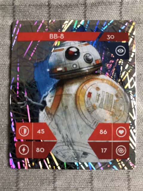 Kaufland Star Wars Sammelkarte Glitzer BB-8 Nummer 30