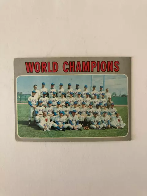 1970 NEW YORK METS Team Card-SEAVER-RYAN-Topps Set-Baseball Card#1 CENTERED