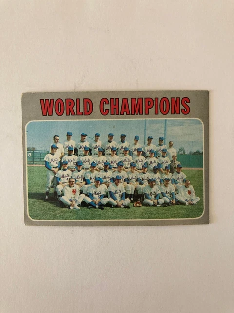 1970 NEW YORK METS Team Card-SEAVER-RYAN-Topps Set-Baseball Card#1 CENTERED 1970 NEW YORK METS Team Card-SEAVER-RYAN-Topps Set-Baseball Card#1 CENTERED