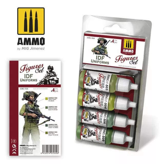 Ammo MIG 7030 - Acrylique Couleur Jeu Figurines - Idf Uniforms