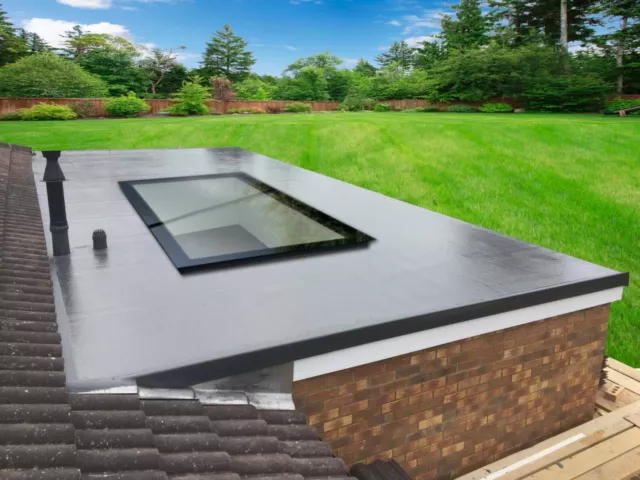 Flat Roof Lantern Skylight / Glass / Roof Glass / Various Sizes / UK DELIVERY