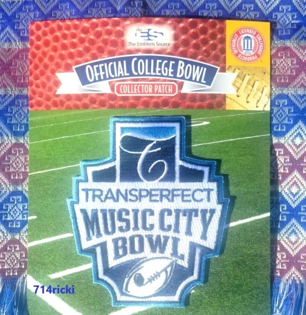 2022 Transperfect Music City Bowl Patch Kentucky Wildcats vs Iowa Hawkeyes