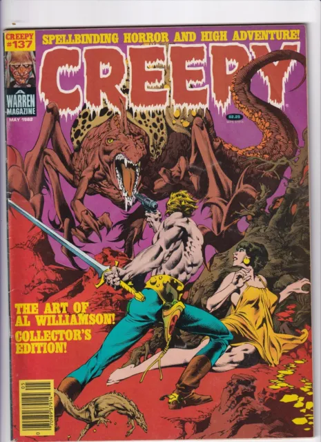 Creepy #137 Warren Publishing 1982 Rudy Nebres cover Al Williamson art Fine