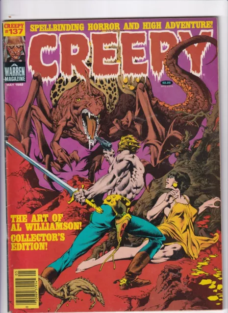Creepy #137 Warren Publishing 1982 Rudy Nebres cover Al Williamson art Fine