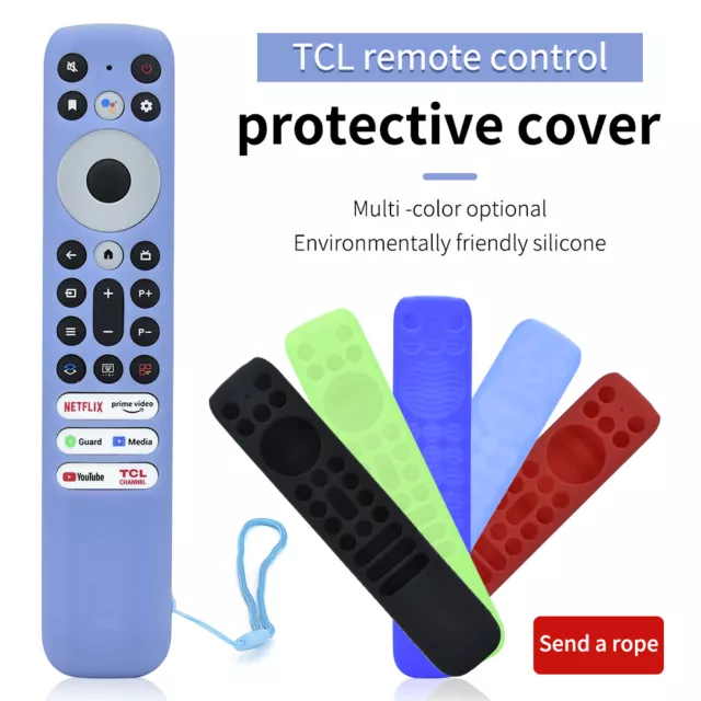 Silicone Remote Control Case Cover For TCL TV RC902V FMR1 FAR2 Protector Sleeve