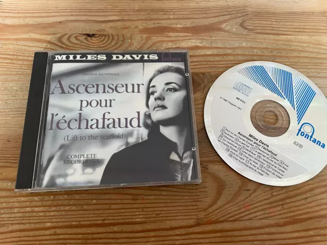 CD Jazz Miles Davis - Ascenseur Pour L'Echafaud (18 Song) POLYGRAM FONTANA jc