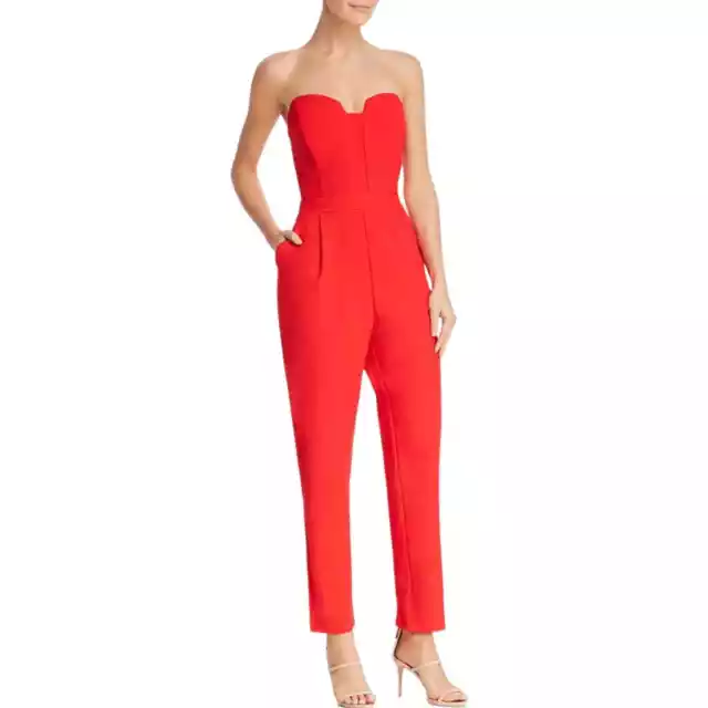 Adelyn Rae Strapless Sweetheart Jumpsuit