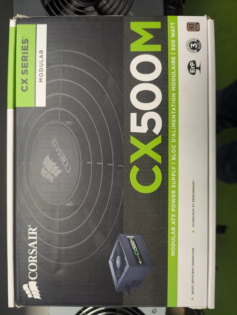 Corsair CX550M 550 Watt 80 PLUS Bronze Semi Modular ATX PSU (EU) - Wins