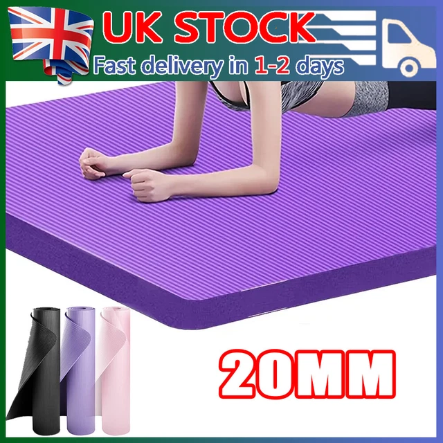 Alextreme Yoga Pilates Mat Thick Exercise Gym Non-Slip Workout 15Mm Fitness Mats New Outdoor