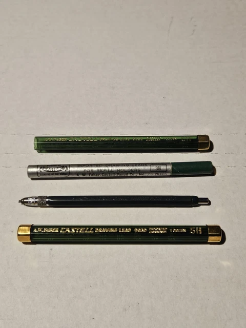 VINTAGE EBERHARD FABER Microtomic 607 Mechanical Pencil Metal USA