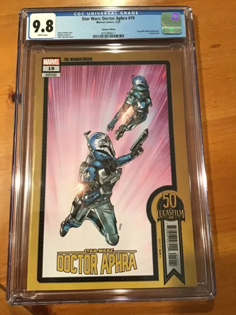 Star Wars Doctor Aphra #19 CGC 9.8 Sprouse Variant 1st Bo-Katan 2022
